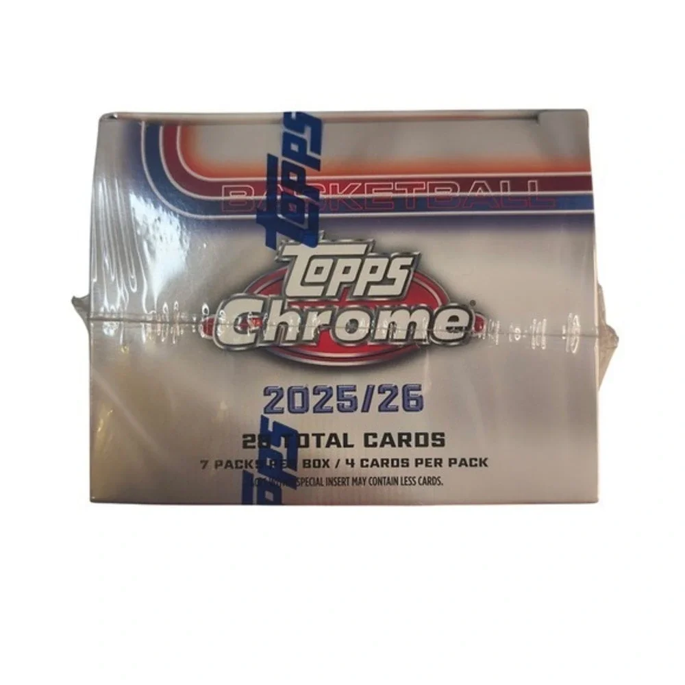 2025-26 Topps Chrome Basketball Value Box Factory Sealed NBA Cards NEW - Picture 2 of 5